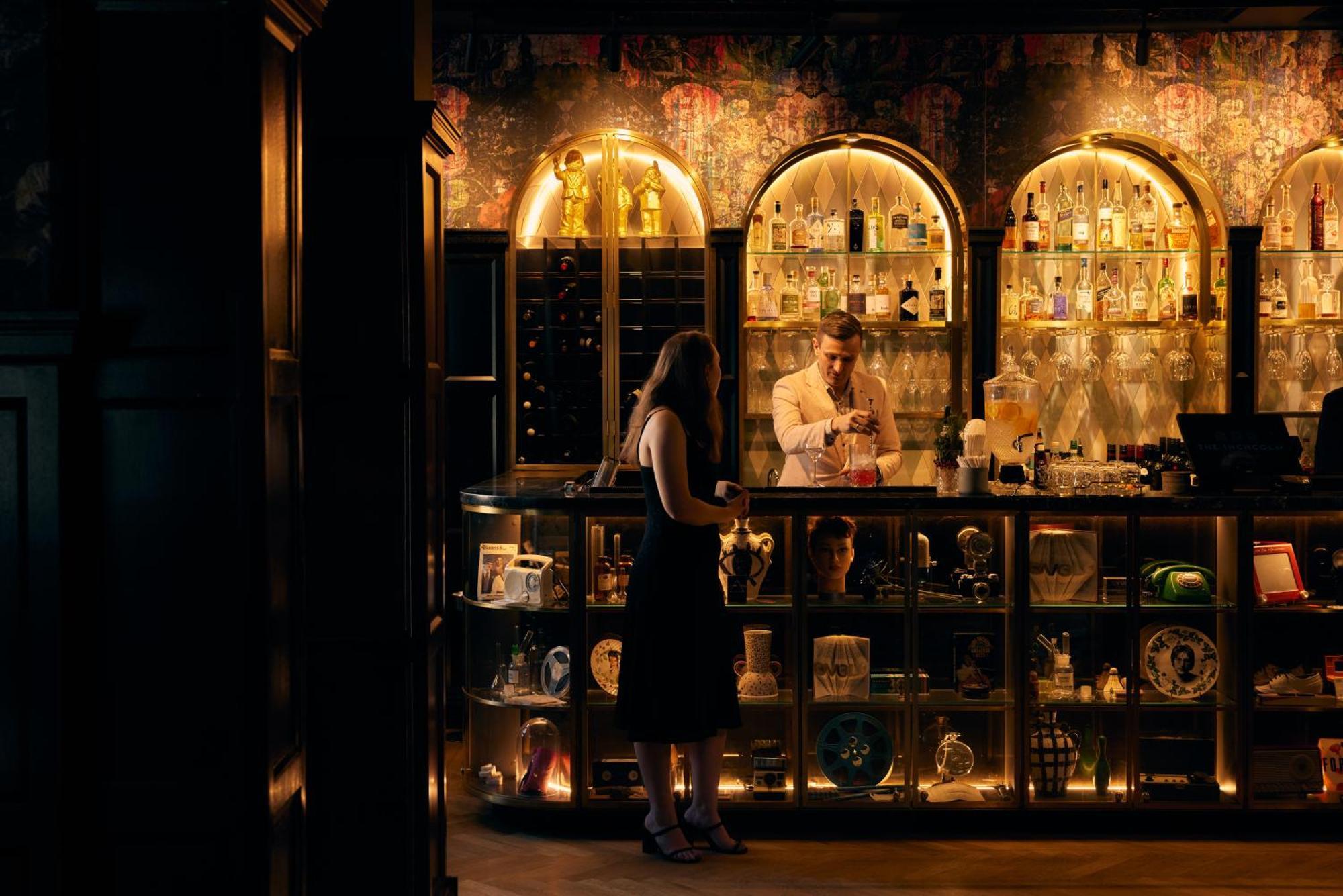 The Inchcolm By Ode Hotels Брисбен Экстерьер фото The bar at the Mandarin Oriental