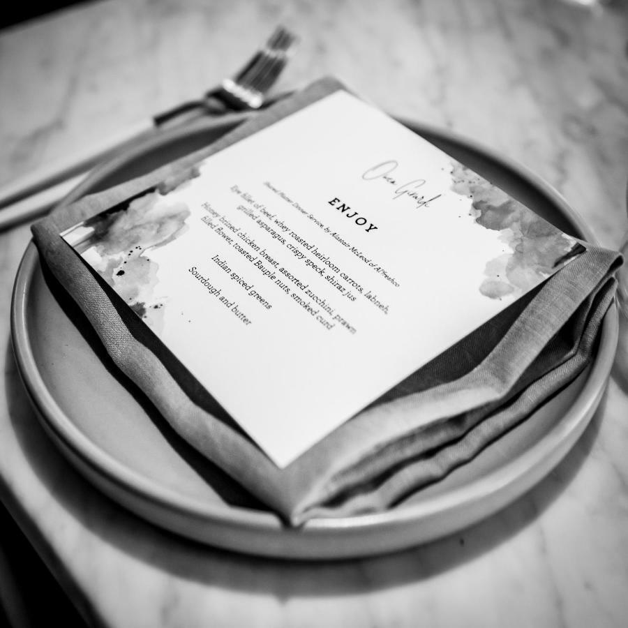 The Inchcolm By Ode Hotels Брисбен Экстерьер фото A menu at a restaurant